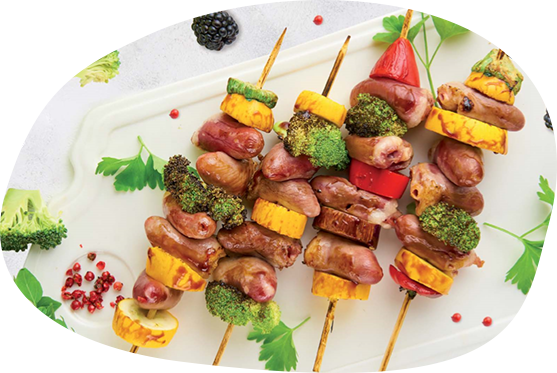 СОЧНЫЕ ШАШЛЫЧКИ из сердечек