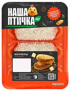 Котлеты с сыром